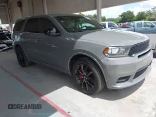 2019 Dodge Durango GT Plus with VIN 1C4RDHDG7KC626261, listed as a IAAI auction lot 43153787 with 66,704 mi miles and . Bid and sale history available at DreamBid. Image 1.