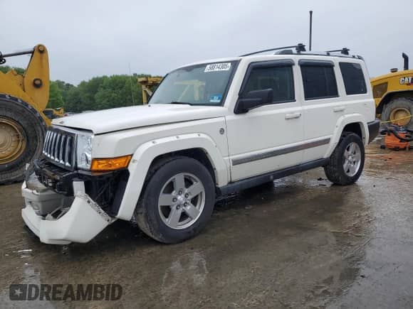 2007 Jeep Commander Limited with VIN 1J8HG58P07C529284, listed as a Copart auction lot 58814305 with 161,686 mi miles and Salvage title. Bid and sale history available at DreamBid. Image 1.