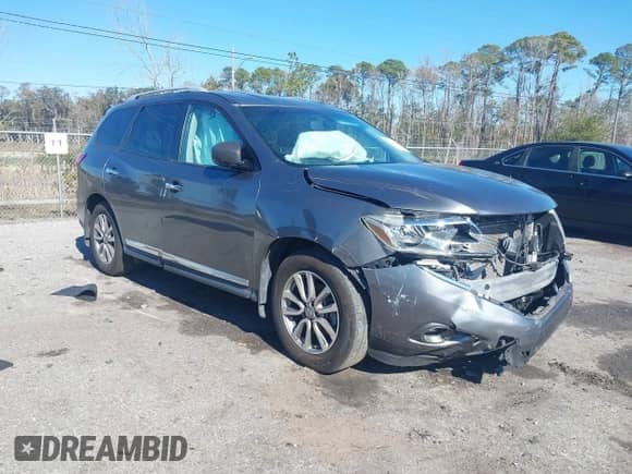 2016 Nissan Pathfinder S с VIN 5N1AR2MN5GC620696, выставлен на аукционе IAAI как лот 41294167 с пробегом 104 757 миль миль и . История ставок и продаж доступна на DreamBid. Изображение 1.