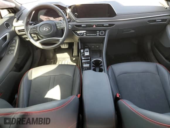 2022 Hyundai Sonata SEL Plus с VIN KMHL44J27NA225652, выставлен на аукционе Copart как лот 48671835 с пробегом 29 384 миль миль и Списание • Salvage title. История ставок и продаж доступна на DreamBid. Изображение 8.