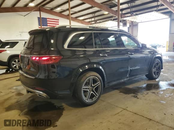 2024 Mercedes-Benz GLS 450 z VIN 4JGFF5KE5RB201341, wystawiony jako Copart lot #64137595 z przebiegiem 8 313 mil mil oraz Szkoda całkowita • Salvage title. Historia ofert i sprzedaży dostępna na DreamBid. Obrazek 3.