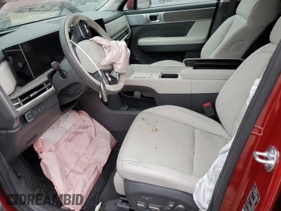 2024 Hyundai Santa Fe Calligraphy with VIN 5NMP54G12RH009169, listed as a Copart auction lot 84000174 with 8,520 mi miles and Non repairable. Bid and sale history available at DreamBid. Image 7.