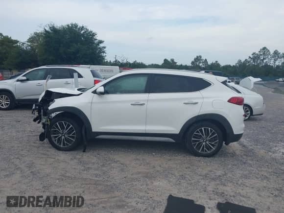 2020 Hyundai Tucson Limited with VIN KM8J3CALXLU247217, listed as a IAAI auction lot 43301999 with 102,766 mi miles and . Bid and sale history available at DreamBid. Image 14.