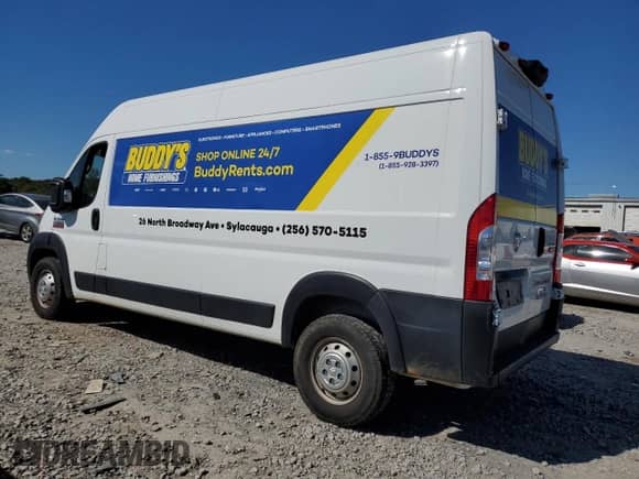 2022 Ram ProMaster Cargo z VIN 3C6LRVDG7NE100772, wystawiony jako Copart lot #83065184 z przebiegiem 18 966 mil mil oraz Szkoda całkowita • Salvage title. Historia ofert i sprzedaży dostępna na DreamBid. Obrazek 2.