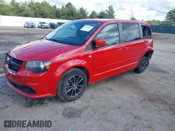 2014 Dodge Grand Caravan American Value with VIN 2C4RDGBG1ER279244, listed as a IAAI auction lot 42316467 with 190,493 mi miles and . Bid and sale history available at DreamBid. Image 17.