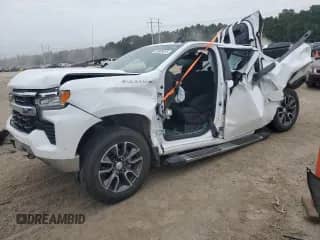 2024 Chevrolet Silverado 1500 LT with VIN 2GCPACED2R1186053, listed as a Copart auction lot 65805875 with Not provided miles and Salvage title. Bid and sale history available at DreamBid. Image 1.