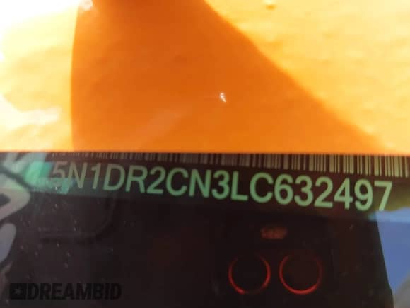 2020 Nissan Pathfinder SL с VIN 5N1DR2CN3LC632497, выставлен на аукционе IAAI как лот 42019988 с пробегом 55 550 миль миль и . История ставок и продаж доступна на DreamBid. Изображение 9.