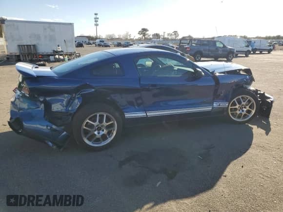 2009 Ford Mustang Shelby GT500 z VIN 1ZVHT88S495143948, wystawiony jako Copart lot #45321485 z przebiegiem 41 970 mil mil oraz Szkoda całkowita • Salvage title. Historia ofert i sprzedaży dostępna na DreamBid. Obrazek 3.
