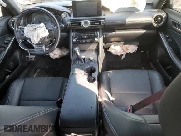 2021 Lexus IS 300 with VIN JTHC81F29M5045630, listed as a Copart auction lot 47646125 with Not provided miles and Salvage title. Bid and sale history available at DreamBid. Image 8.