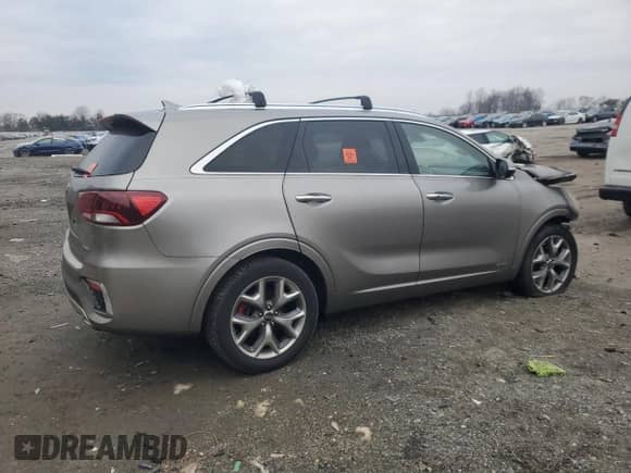 2019 Kia Sorento SX with VIN 5XYPKDA5XKG545646, listed as a Copart auction lot 86575444 with Not provided miles and Salvage title. Bid and sale history available at DreamBid. Image 3.