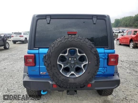 2022 Jeep Wrangler Unlimited Rubicon с VIN 1C4JJXR64NW275392, выставлен на аукционе Copart как лот 55037595 с пробегом 22 174 миль миль и Списание • Salvage title. История ставок и продаж доступна на DreamBid. Изображение 6.