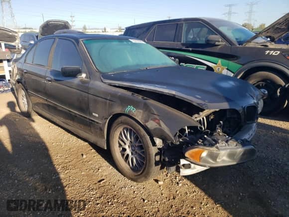 2003 BMW 5 Series 530i with VIN WBADT53473CE94624, listed as a Copart auction lot 73319524 with 171,535 mi miles and Salvage title. Bid and sale history available at DreamBid. Image 4.