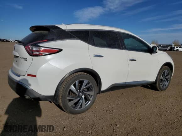 2016 Nissan Murano SL with VIN 5N1AZ2MH3GN106764, listed as a Copart auction lot 85196865 with 217,454 mi miles and Salvage title. Bid and sale history available at DreamBid. Image 3.