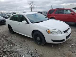 2014 Chevrolet Impala Police Police with VIN 2G1WD5E30E1185993, listed as a Copart auction lot 52155985 with 96,754 mi miles and Salvage title. Bid and sale history available at DreamBid. Image 4.