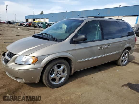 2002 Dodge Caravan ES z VIN 2B4GP54L12R583745, wystawiony jako Copart lot #48742335 z przebiegiem 76 253 mil mil oraz Czysty tytuł • Clean title. Historia ofert i sprzedaży dostępna na DreamBid. Obrazek 1.