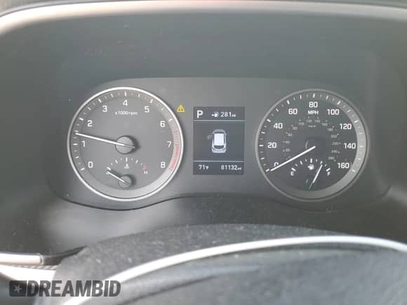 2020 Hyundai Tucson SE z VIN KM8J2CA46LU243404, wystawiony jako Copart lot #65713135 z przebiegiem 81 132 mil mil oraz Szkoda całkowita • Salvage title. Historia ofert i sprzedaży dostępna na DreamBid. Obrazek 9.