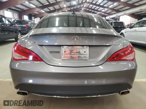 2015 Mercedes-Benz CLA 250 with VIN WDDSJ4GBXFN240582, listed as a Copart auction lot 90428795 with 92,026 mi miles and Clean title. Bid and sale history available at DreamBid. Image 6.