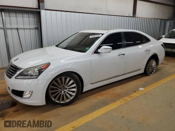 2015 Hyundai Equus Signature с VIN KMHGH4JH9FU094279, выставлен на аукционе Copart как лот 54852485 с пробегом 133 935 миль миль и Списание • Salvage title. История ставок и продаж доступна на DreamBid. Изображение 1.