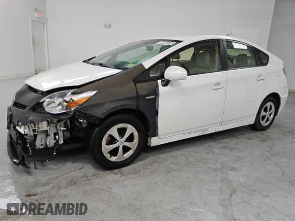 2012 Toyota Prius One with VIN JTDKN3DUXC5446690, listed as a Copart auction lot 68999715 with 168,278 mi miles and Clean title. Bid and sale history available at DreamBid. Image 1.
