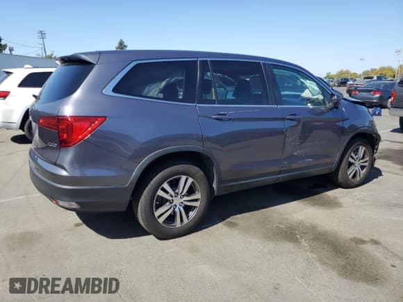 2016 Honda Pilot EX-L with VIN 5FNYF6H51GB085852, listed as a Copart auction lot 81740365 with 130,346 mi miles and Salvage title. Bid and sale history available at DreamBid. Image 3.