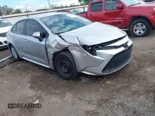 2020 Toyota Corolla L with VIN 5YFDPRAEXLP132348, listed as a IAAI auction lot 43305882 with 29,267 mi miles and . Bid and sale history available at DreamBid. Image 1.