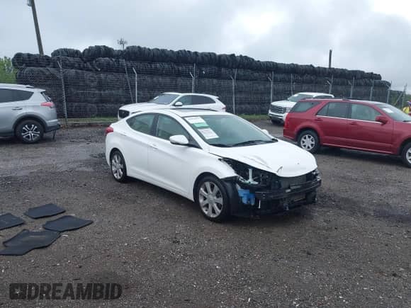 2013 Hyundai Elantra GLS with VIN 5NPDH4AE8DH447180, listed as a IAAI auction lot 42452033 with 99,669 mi miles and . Bid and sale history available at DreamBid. Image 1.