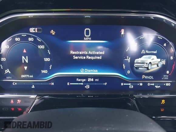 2024 Chevrolet Silverado 1500 LT with VIN 3GCUDDE87RG234561, listed as a IAAI auction lot 42045349 with 24,771 mi miles and . Bid and sale history available at DreamBid. Image 7.