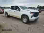 2024 Chevrolet Silverado 1500 Work Truck with VIN 3GCUDAEDXRG408800, listed as a Copart auction lot 62154285 with 6,495 mi miles and Salvage title. Bid and sale history available at DreamBid. Image 4.
