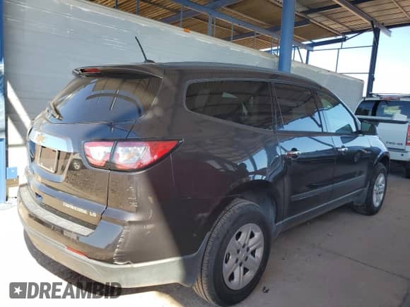2015 Chevrolet Traverse LS с VIN 1GNKRFKDXFJ258263, выставлен на аукционе Copart как лот 80370095 с пробегом 170 080 миль миль и Чистый • Clean title. История ставок и продаж доступна на DreamBid. Изображение 3.