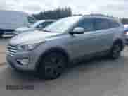 2016 Hyundai Santa Fe SE with VIN KM8SMDHF9GU162155, listed as a IAAI auction lot 43178113 with 148,621 mi miles and . Bid and sale history available at DreamBid. Image 2.
