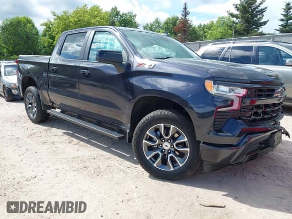 2023 Chevrolet Silverado 1500 RST with VIN 2GCUDEED3P1126138, listed as a IAAI auction lot 42827965 with 45,147 mi miles and . Bid and sale history available at DreamBid. Image 1.