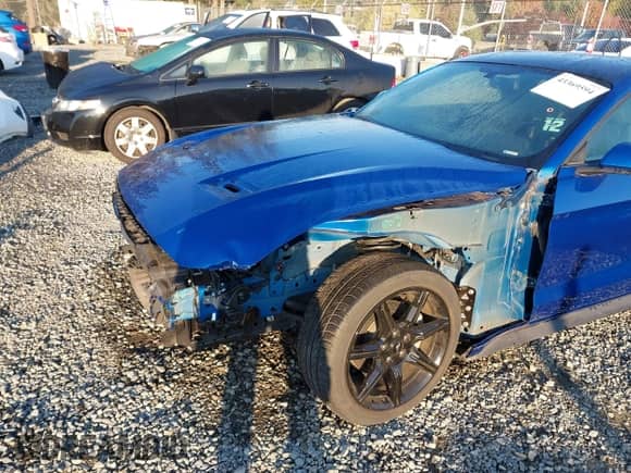 2018 Ford Mustang EcoBoost with VIN 1FA6P8TH8J5172874, listed as a IAAI auction lot 43369594 with 6,065 mi miles and . Bid and sale history available at DreamBid. Image 6.