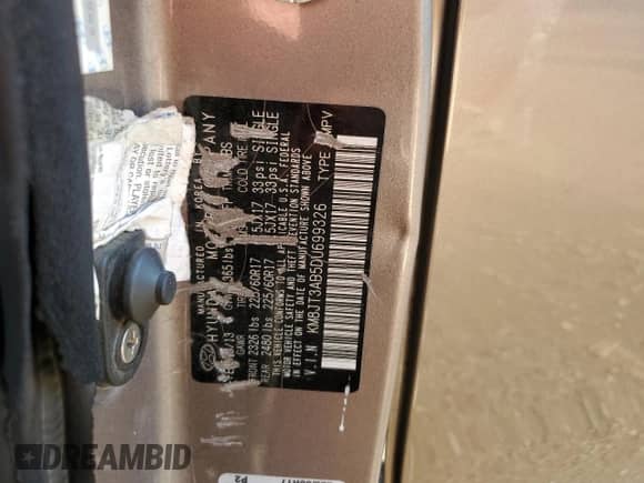 2013 Hyundai Tucson GL с VIN KM8JT3AB5DU699326, выставлен на аукционе Copart как лот 81558445 с пробегом 69 488 миль миль и Списание • Salvage title. История ставок и продаж доступна на DreamBid. Изображение 13.