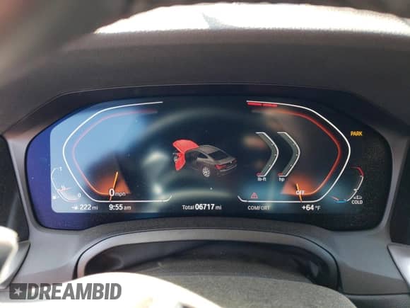 2023 BMW 4 Series 430i xDrive with VIN WBA73AP09PCL27648, listed as a Copart auction lot 49793493 with 6,717 mi miles and . Bid and sale history available at DreamBid. Image 9.