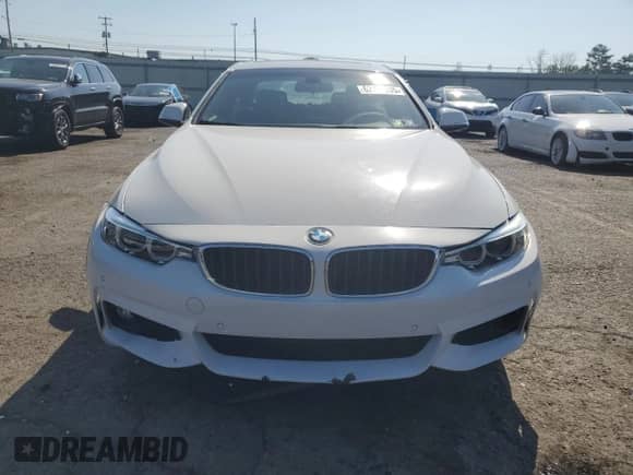 2017 BMW 4 Series 430i with VIN WBA4R7C37HK896039, listed as a Copart auction lot 62037235 with 54,538 mi miles and Salvage title. Bid and sale history available at DreamBid. Image 5.