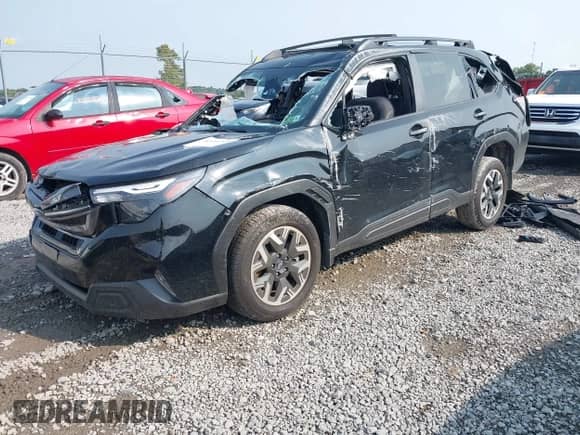 2025 Subaru Forester Premium z VIN JF2SLDDC5SH487391, wystawiony jako IAAI lot #43154703 z przebiegiem 3 099 mil mil oraz . Historia ofert i sprzedaży dostępna na DreamBid. Obrazek 2.