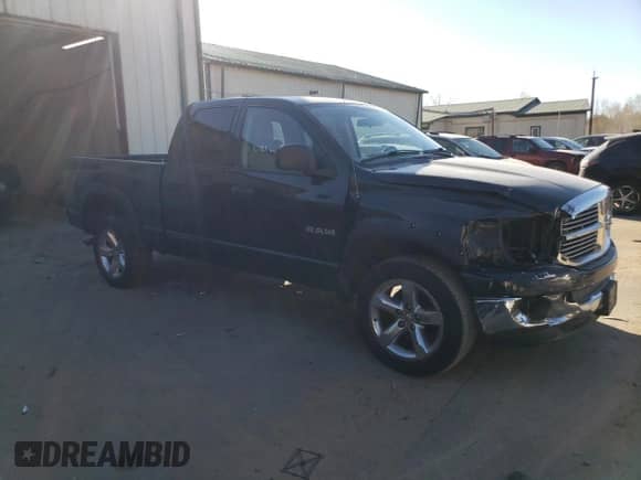 2008 Dodge 1500 ST with VIN 1D7HU18N98S545407, listed as a Copart auction lot 76030354 with 147,345 mi miles and Salvage title. Bid and sale history available at DreamBid. Image 4.