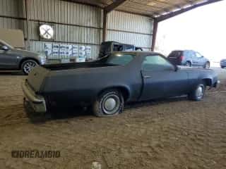 1976 Chevrolet El Camino z VIN 1C80Q6R444629, wystawiony jako Copart lot #75904374 z przebiegiem 28 050 mil mil oraz Czysty tytuł • Clean title. Historia ofert i sprzedaży dostępna na DreamBid. Obrazek 3.