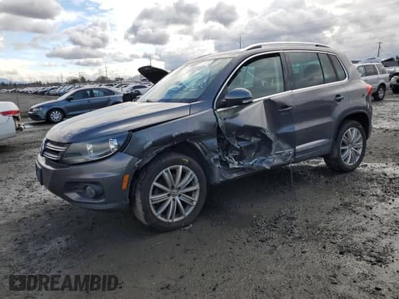 2013 Volkswagen Tiguan SE z VIN WVGAV3AX2DW607051, wystawiony jako Copart lot #44391625 z przebiegiem 61 220 mil mil oraz Szkoda całkowita • Salvage title. Historia ofert i sprzedaży dostępna na DreamBid. Obrazek 1.