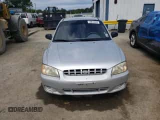 2002 Hyundai Accent GL with VIN KMHCG45C82U303831, listed as a Copart auction lot 72812574 with 126,237 mi miles and Salvage title. Bid and sale history available at DreamBid. Image 5.