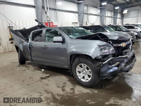 2020 Chevrolet Colorado 4WD LT with VIN 1GCGTCEN1L1220192, listed as a Copart auction lot 64966685 with 76,969 mi miles and Non repairable. Bid and sale history available at DreamBid. Image 4.
