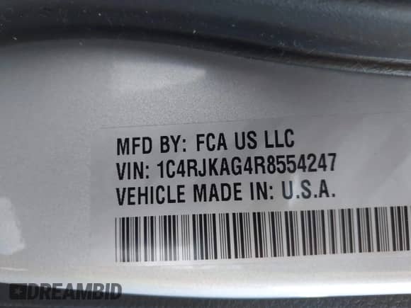 2024 Jeep Grand Cherokee Altitude с VIN 1C4RJKAG4R8554247, выставлен на аукционе IAAI как лот 43463398 с пробегом 17 482 миль миль и . История ставок и продаж доступна на DreamBid. Изображение 9.