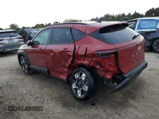 2024 Hyundai Kona SEL z VIN KM8HB3AB0RU137665, wystawiony jako Copart lot #73190374 z przebiegiem 1 423 mil mil oraz Szkoda całkowita • Salvage title. Historia ofert i sprzedaży dostępna na DreamBid. Obrazek 2.