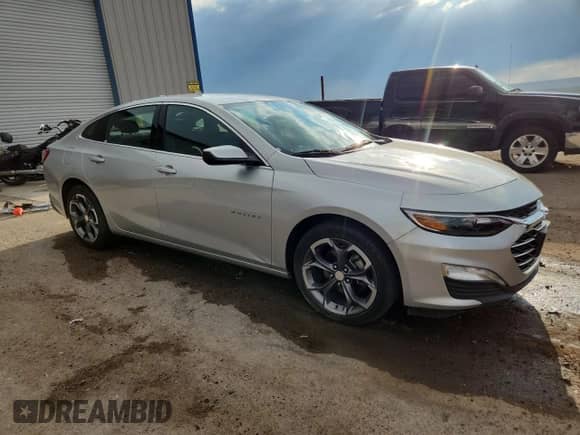 2022 Chevrolet Malibu LT with VIN 1G1ZD5STXNF116724, listed as a Copart auction lot 70255365 with 52,375 mi miles and Salvage title. Bid and sale history available at DreamBid. Image 4.
