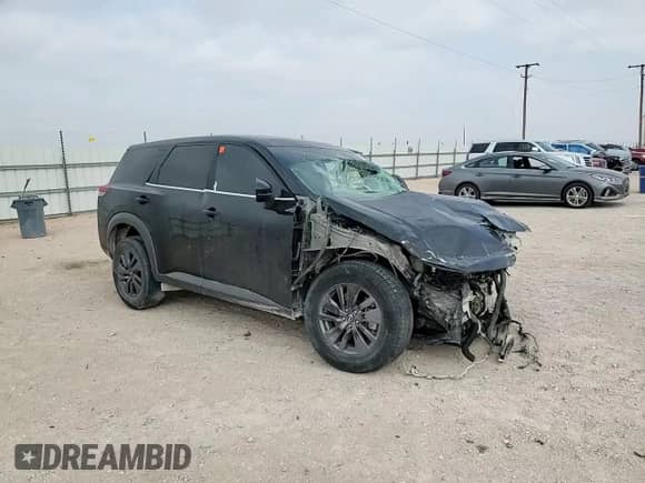 2022 Nissan Pathfinder S z VIN 5N1DR3AA3NC224672, wystawiony jako Copart lot #54626905 z przebiegiem Nie podano mil oraz Szkoda całkowita • Salvage title. Historia ofert i sprzedaży dostępna na DreamBid. Obrazek 14.