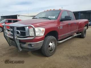 2007 Dodge 3500 SLT with VIN 3D7MX48C37G756954, listed as a Copart auction lot 75063344 with 293,538 mi miles and Salvage title. Bid and sale history available at DreamBid. Image 1.