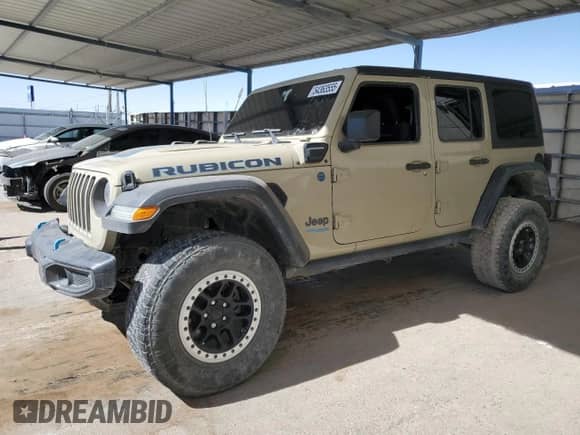2022 Jeep Wrangler Unlimited Rubicon с VIN 1C4JJXR6XNW271086, выставлен на аукционе Copart как лот 54363555 с пробегом Не указан миль и Чистый • Clean title. История ставок и продаж доступна на DreamBid. Изображение 1.