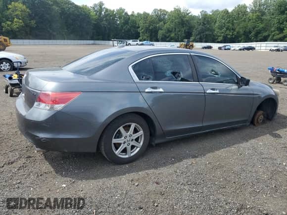 2009 Honda Accord EX-L with VIN 1HGCP368X9A022071, listed as a Copart auction lot 68477795 with 162,360 mi miles and Salvage title. Bid and sale history available at DreamBid. Image 3.