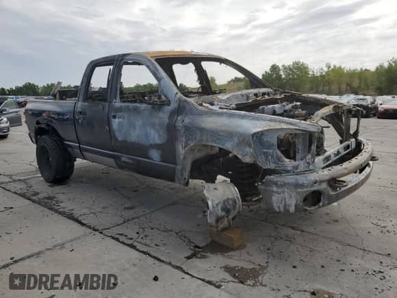 2007 Dodge 2500 SLT with VIN 1D7KS28C77J562212, listed as a Copart auction lot 68265935 with Not provided miles and Non repairable. Bid and sale history available at DreamBid. Image 4.