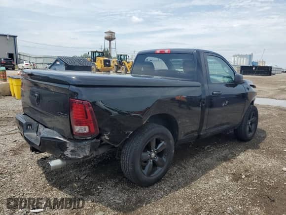 2014 Ram 1500 Express z VIN 3C6JR7AT9EG182125, wystawiony jako Copart lot #64382595 z przebiegiem 58 903 mil mil oraz Szkoda całkowita • Salvage title. Historia ofert i sprzedaży dostępna na DreamBid. Obrazek 3.